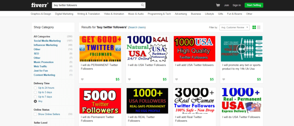 buy social media followers